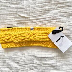 NWT Women’s Knit Headband One Size- Boston Bruins Yellow Hurley Brand